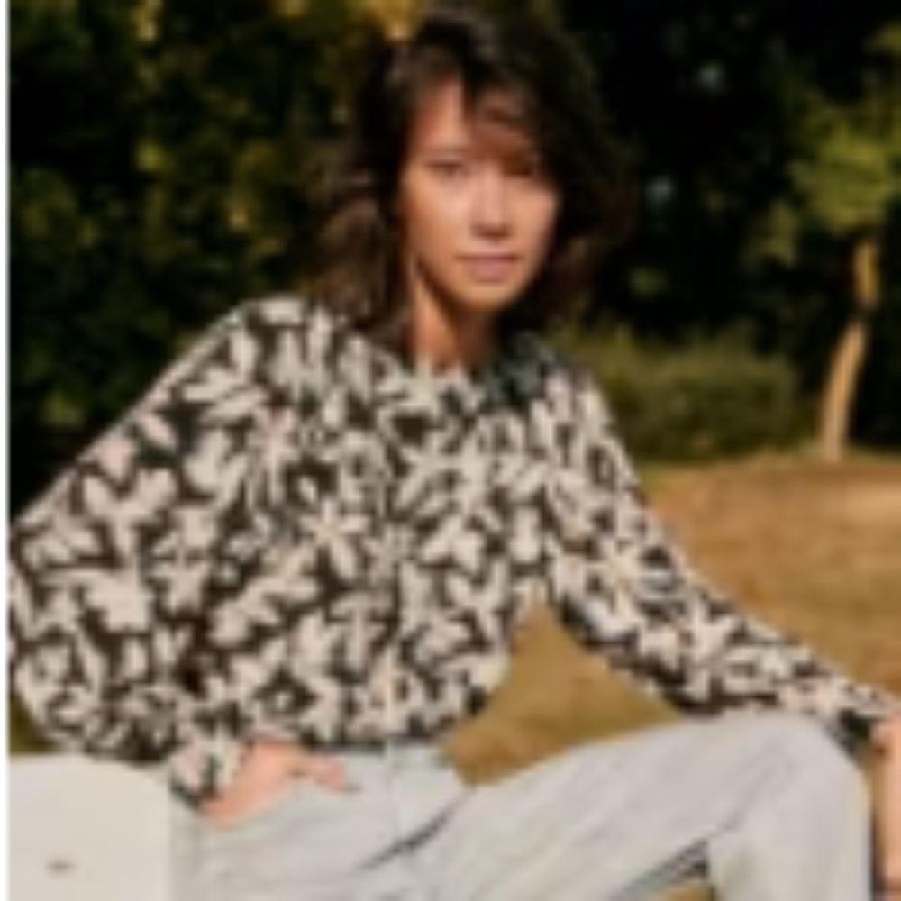 Sezane Linon Blouse Excellent Condition